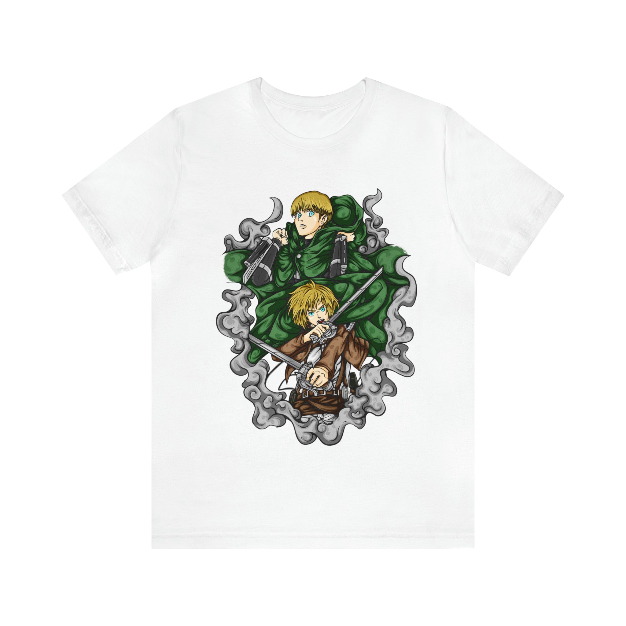 Armin Arlert Attack on Titan anime T-shirt design - White