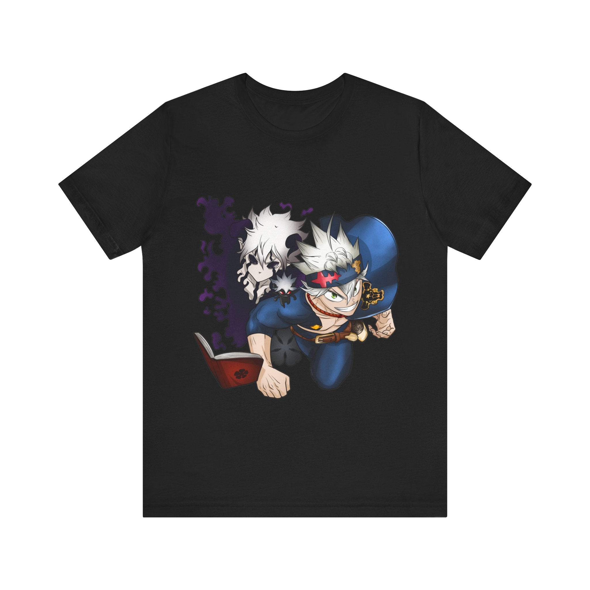 Asta Black Clover T-Shirt featuring Asta and Liebe design - Black