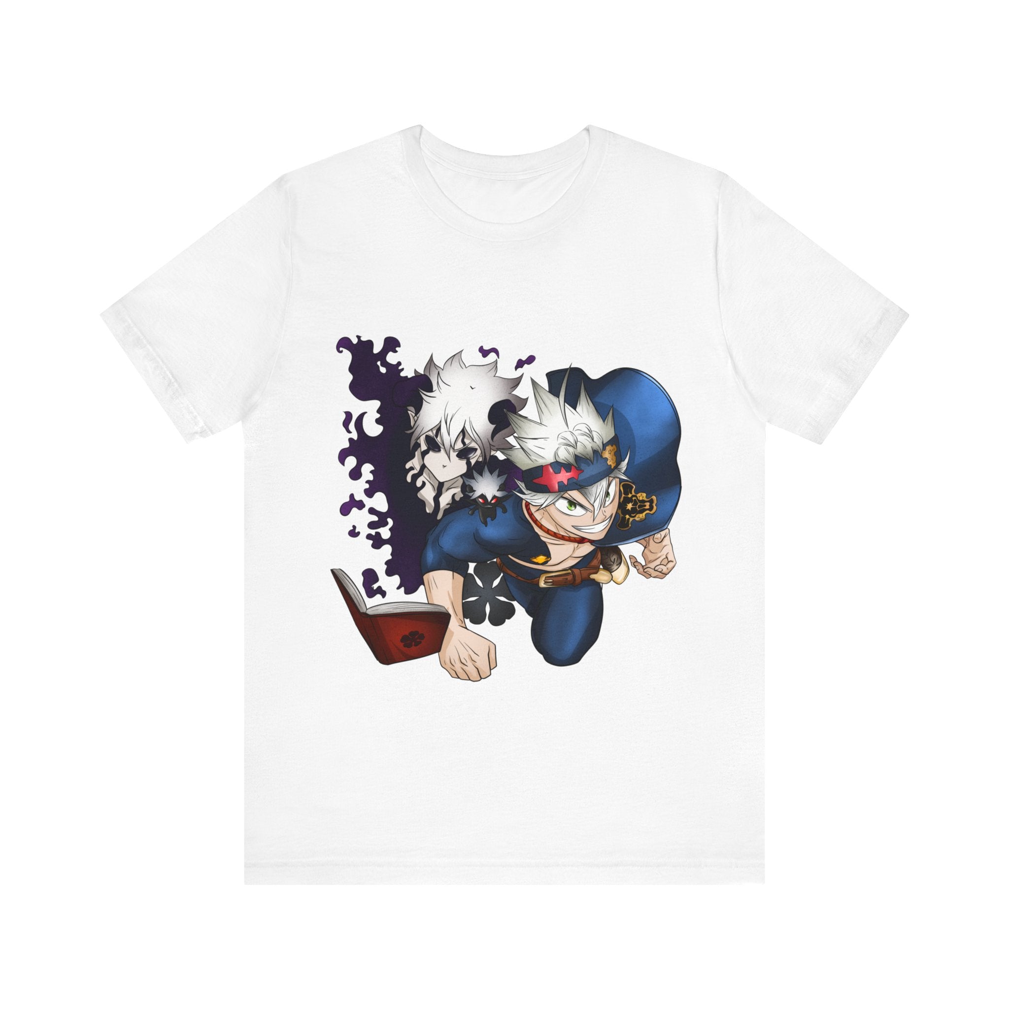 Asta Black Clover T-Shirt featuring Asta and Liebe design - White