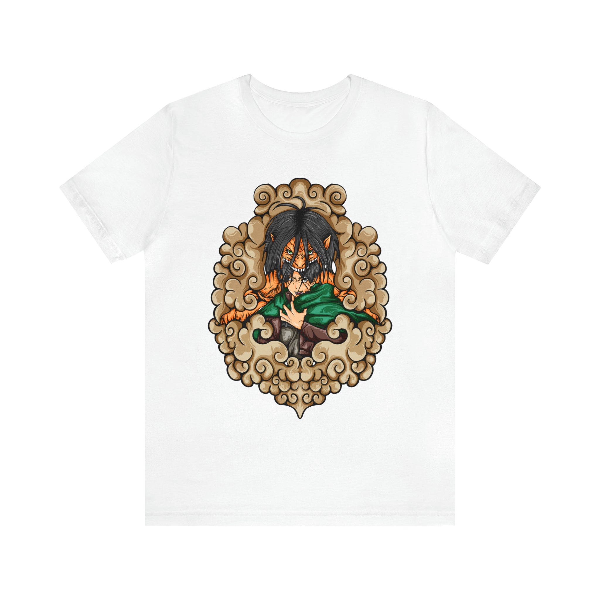 Eren Yeager T-Shirt featuring Attack on Titan design - White