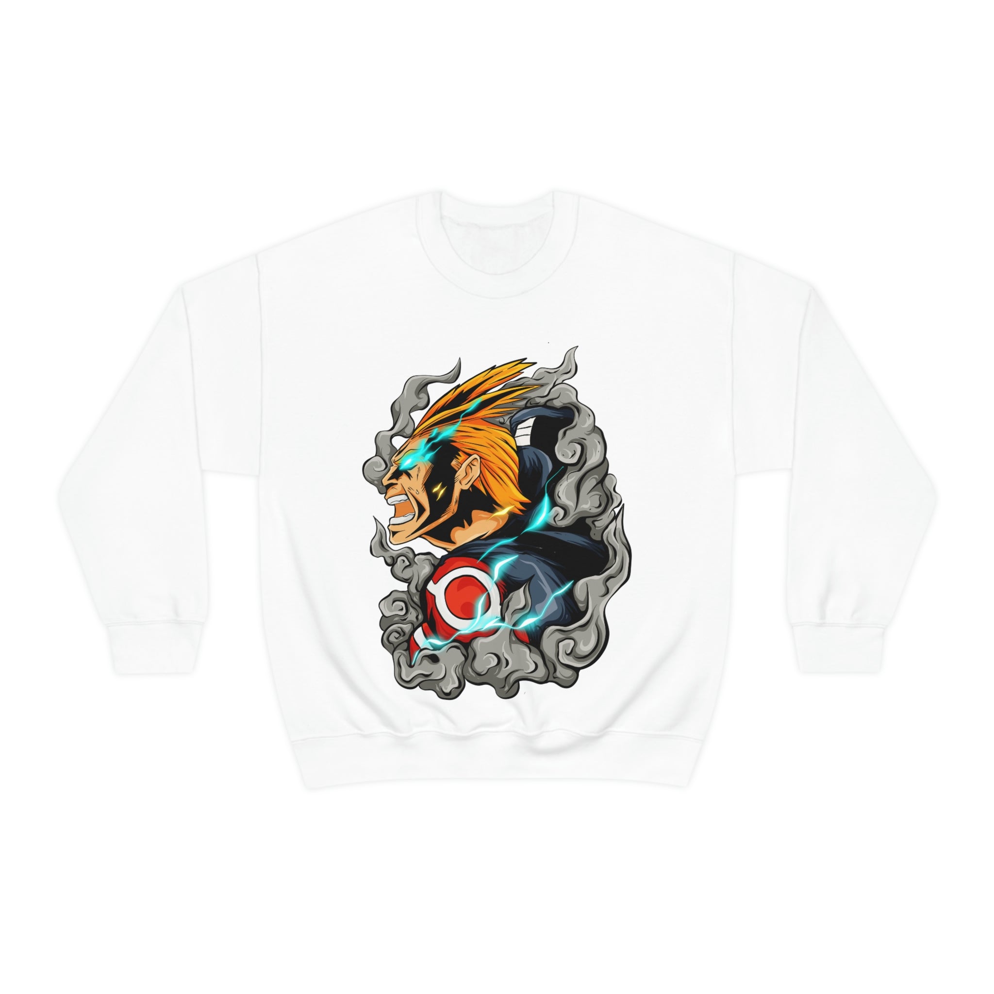 All Might Crew Neck Sweatshirt from My Hero Academia - White