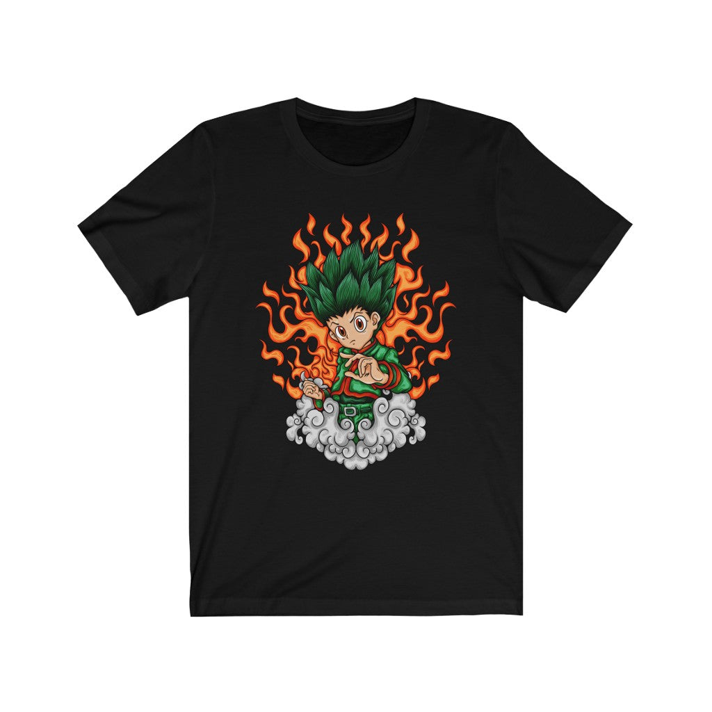 Gon T-shirt from Hunter x Hunter Anime - Black