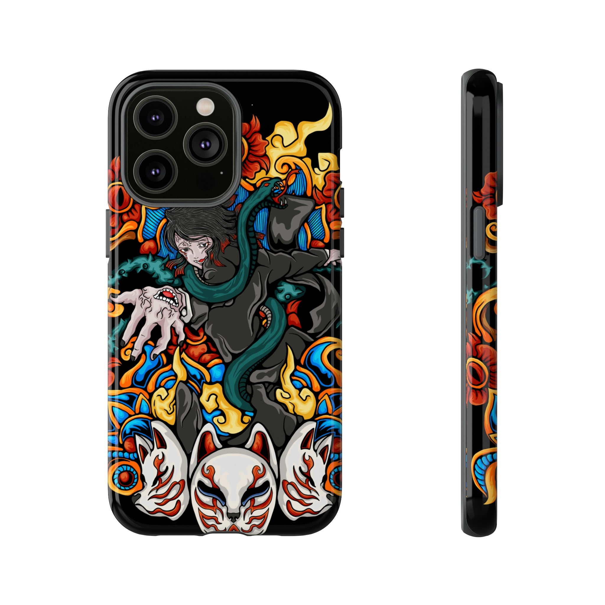 Demon Slayer Phone Case featuring Enmu the Demon design