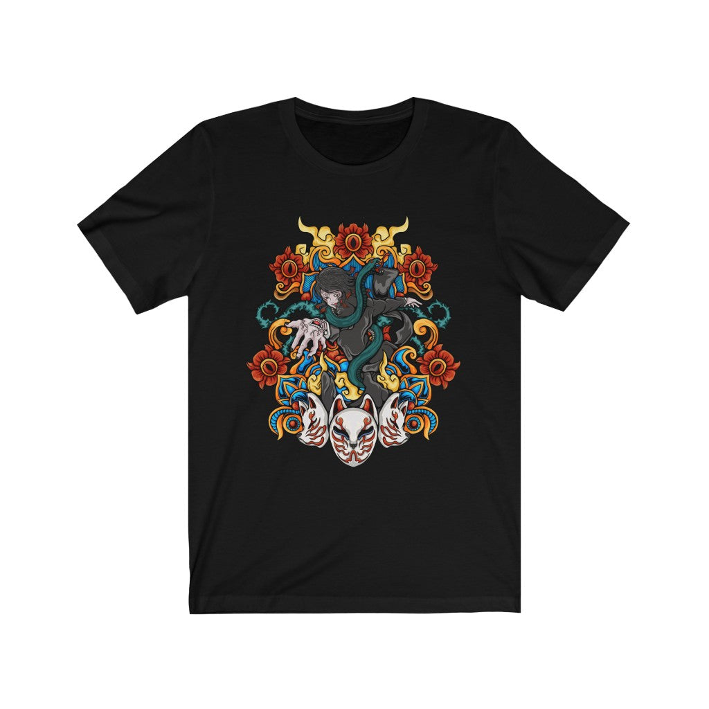 Demon Slayer T-Shirt featuring Enmu design - Black