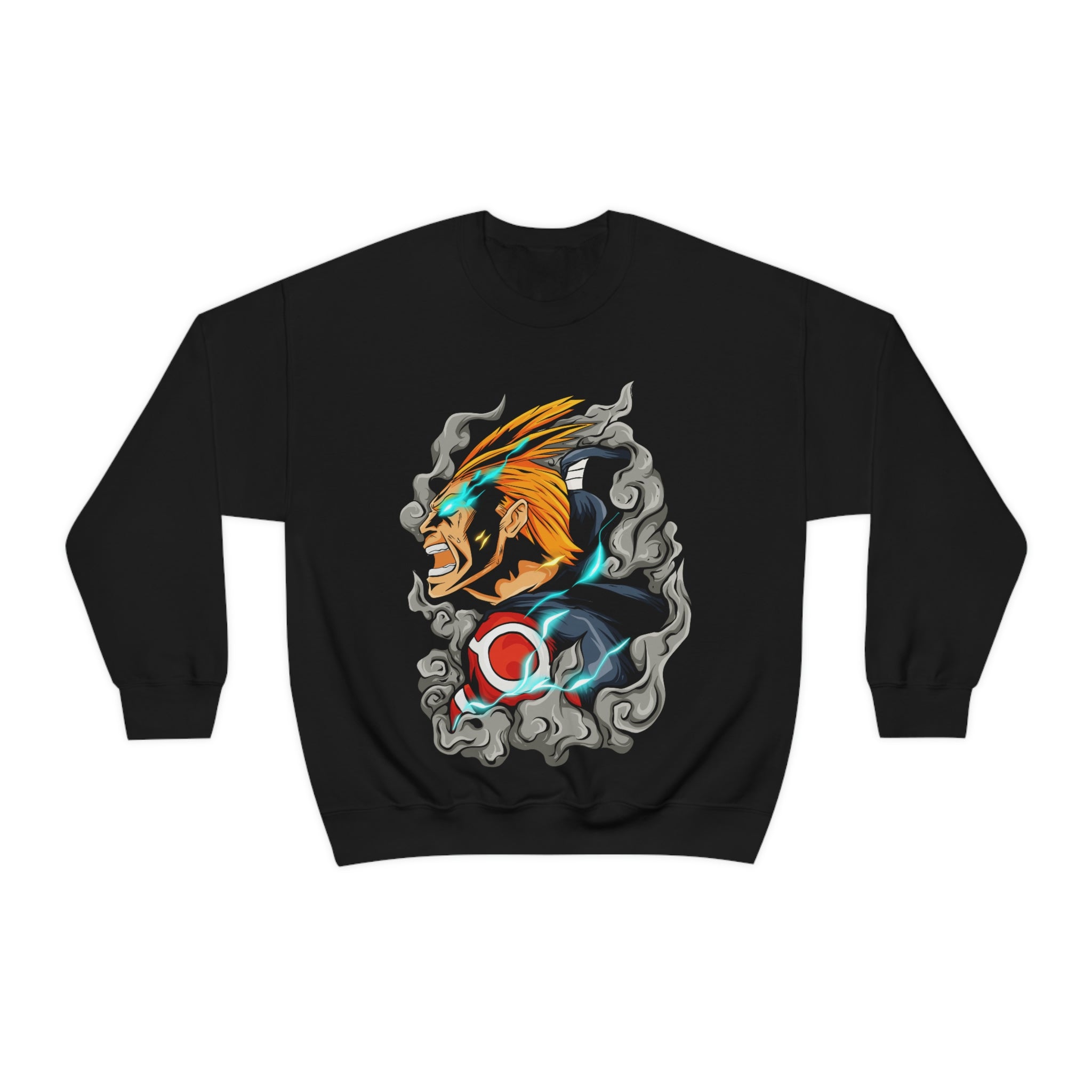 All Might Crew Neck Sweatshirt from My Hero Academia - Black