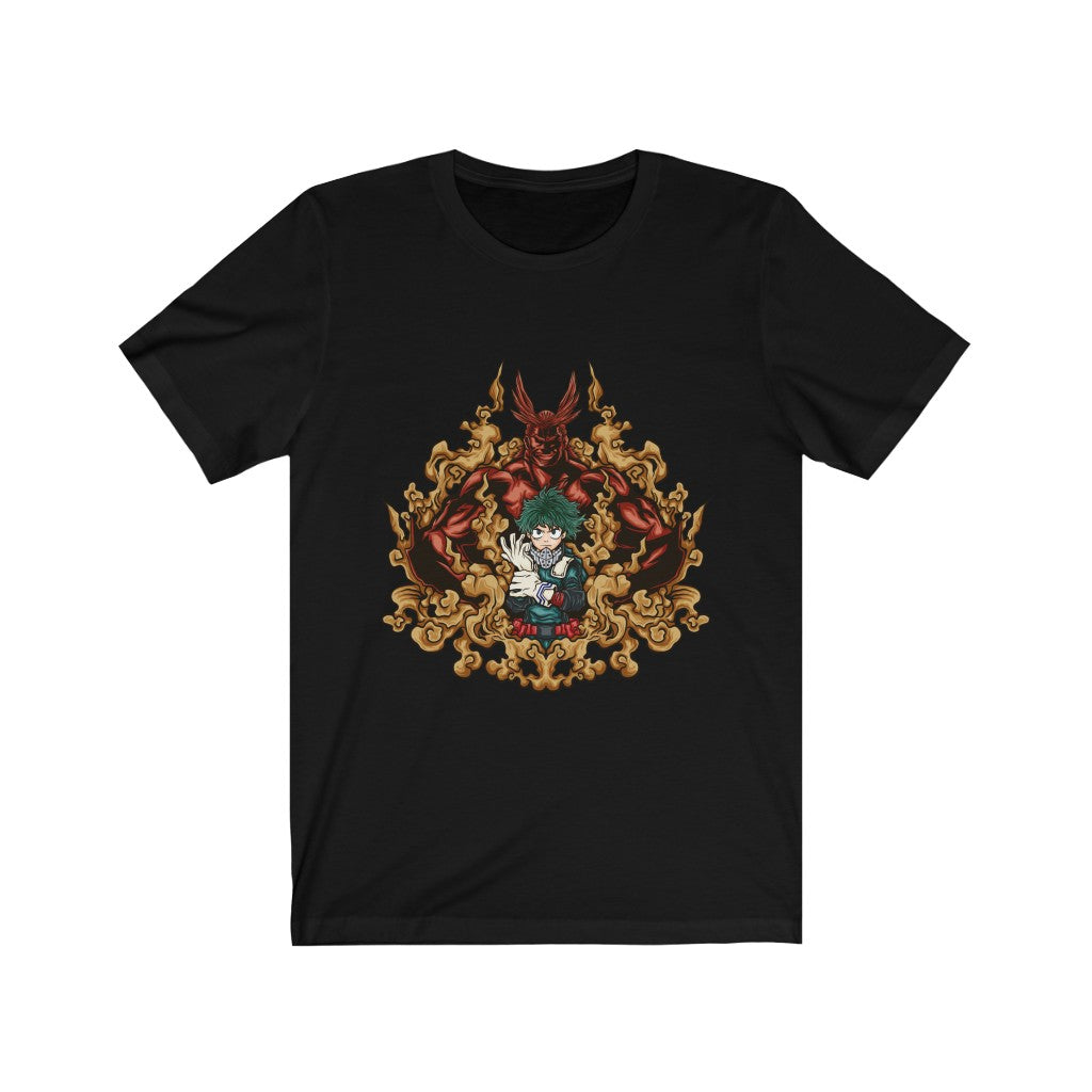 Deku X All Might T-Shirt from My Hero Academia - Black