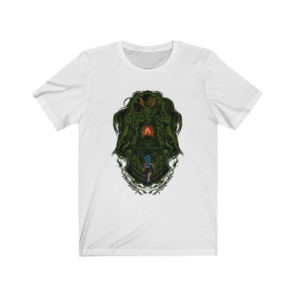 Bulma X Shenron T-Shirt with Dragon Ball Z design - White