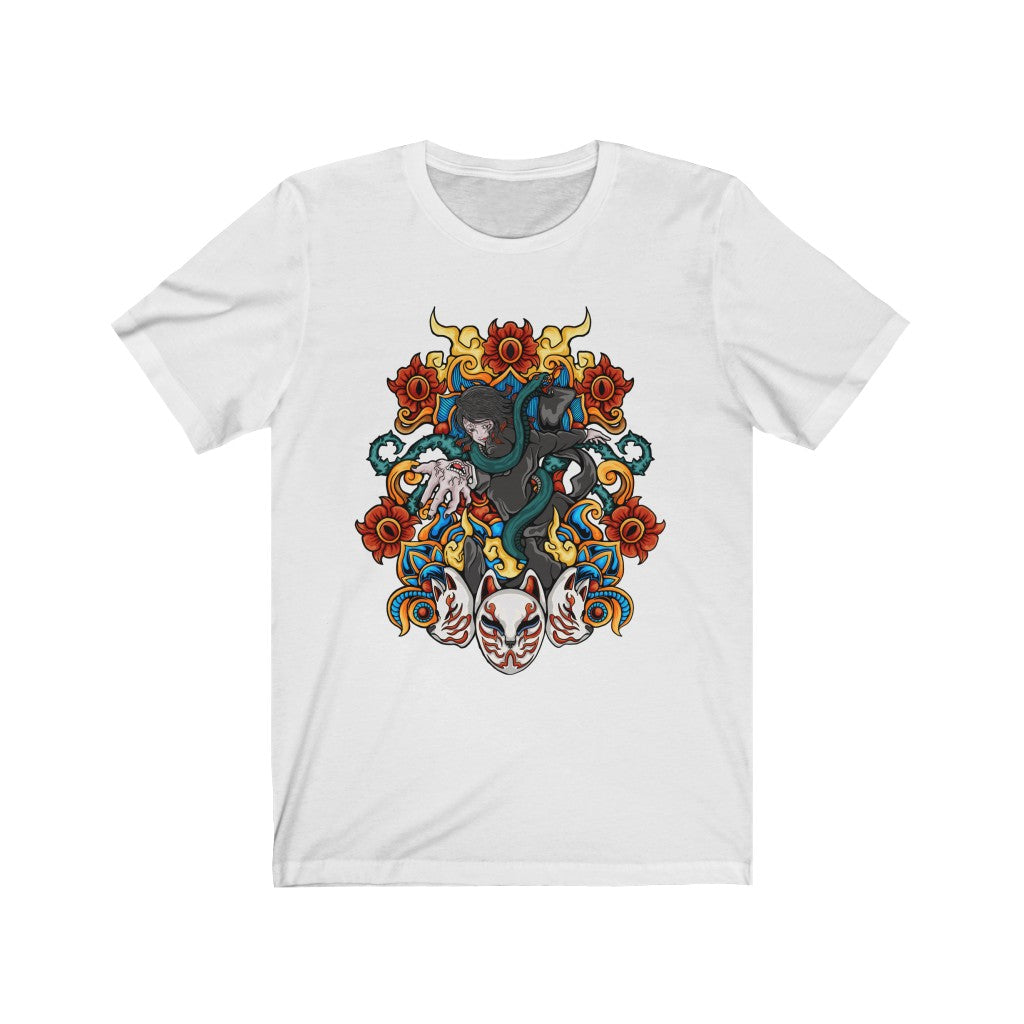 Demon Slayer T-Shirt featuring Enmu design - White