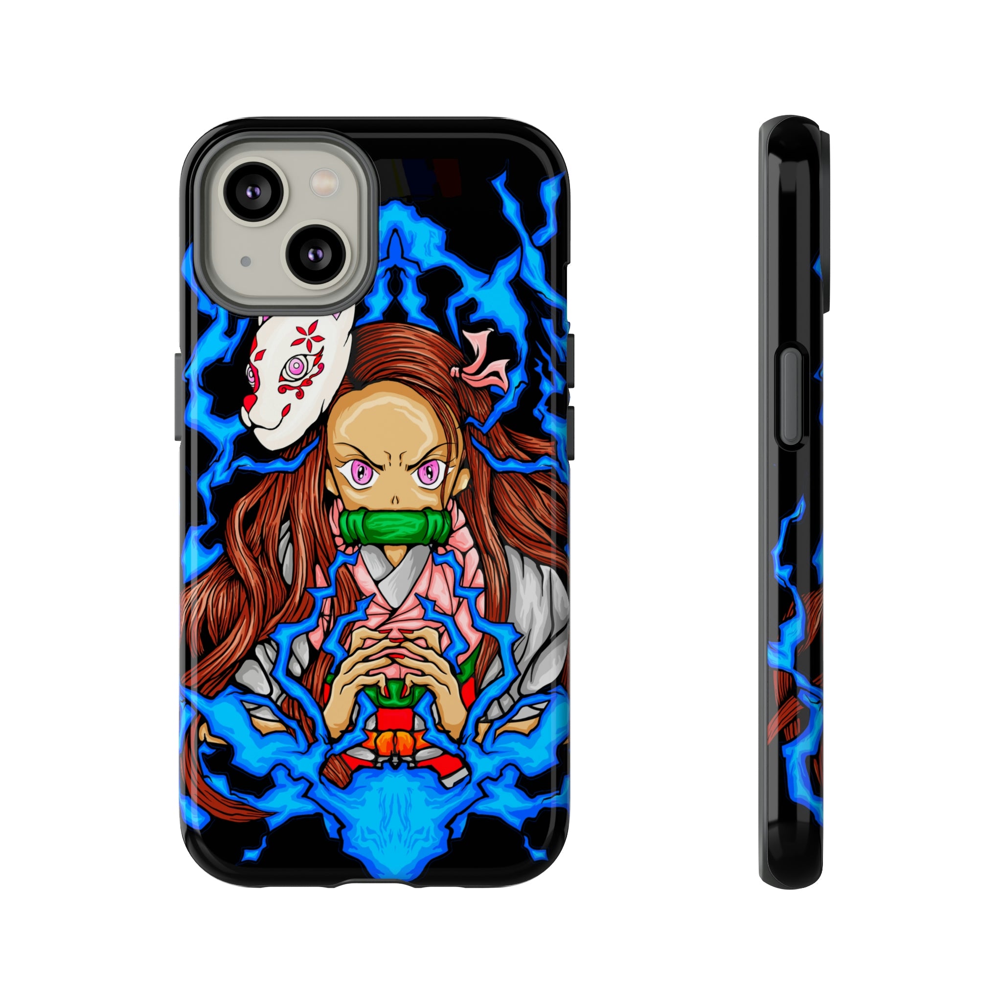 Demon Slayer Phone Case featuring Angry Nezuko design