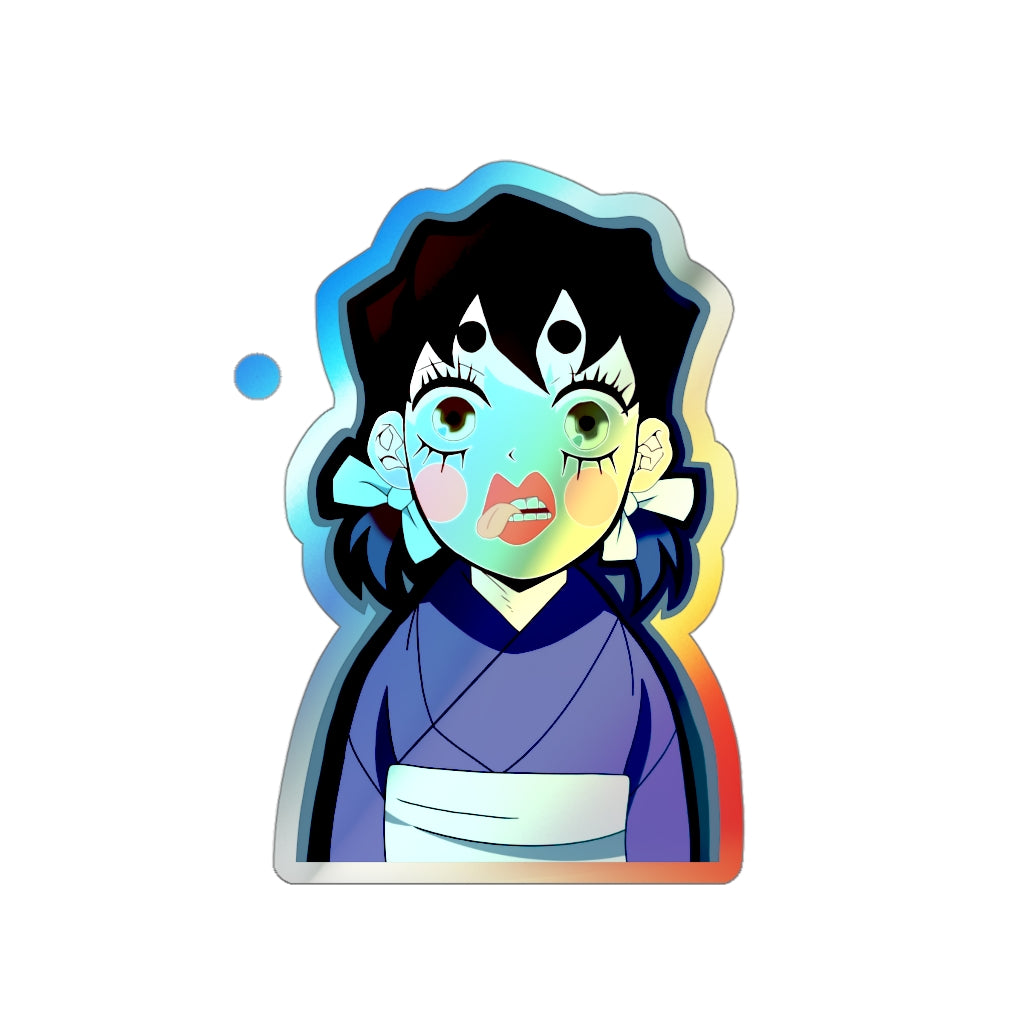 Holographic Inosuke Demon Slayer Sticker