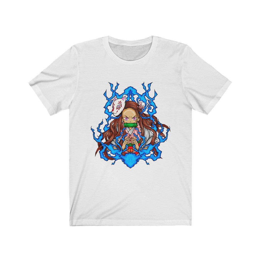 ANGRY NEZUKO T-Shirt from Demon Slayer series - White