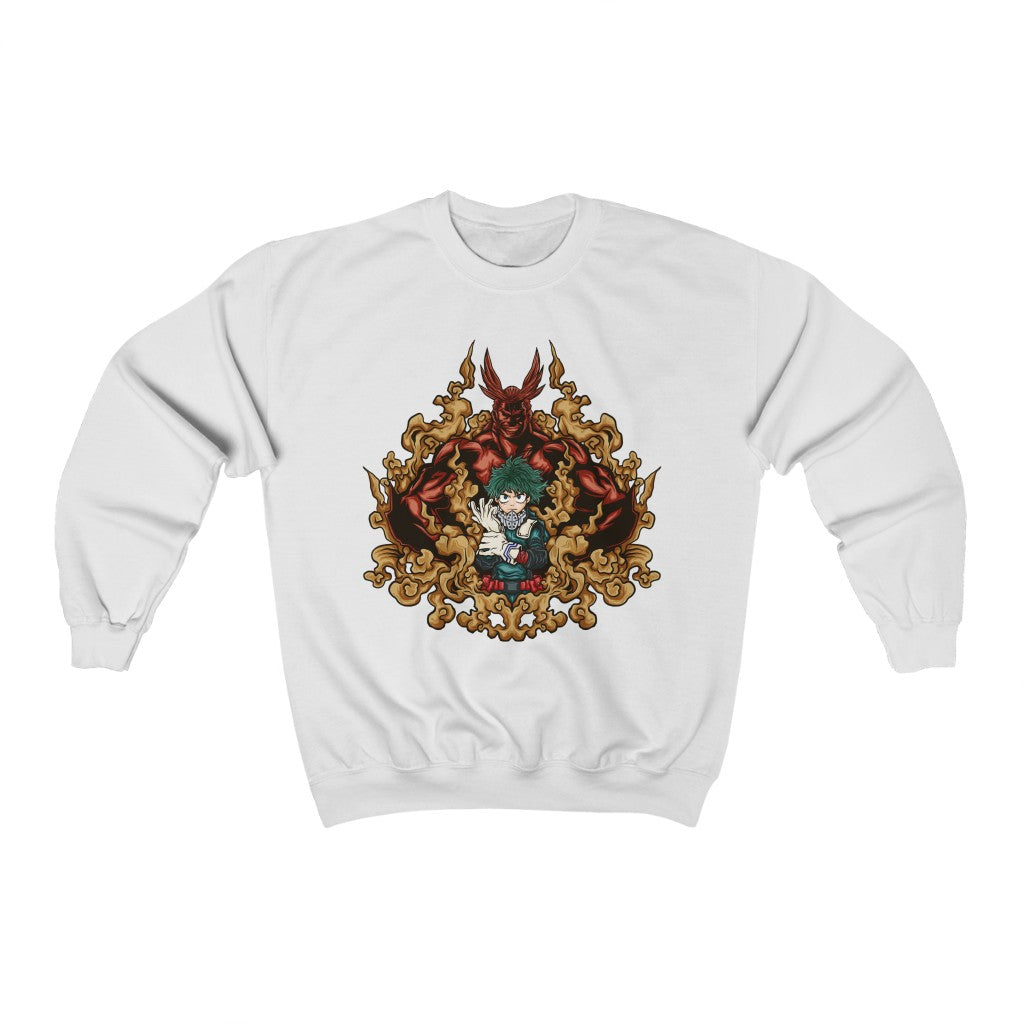 Deku Sweatshirt featuring My Hero Academia design - White